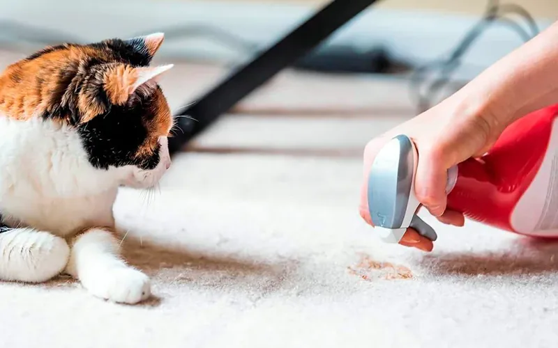 limpiar olor intenso a gato en casa
